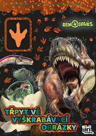 Třpytivé vyškrabávací obrázky Dinosauři - Stírací obrázky pro děti Třpytivé vyškrabávací obrázky Dinosauři