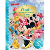 Minnie - Vánoční aktivity se samolepkami do oken - Omalovánky Minnie Vánoční aktivity se samolepkami do oken Minnie