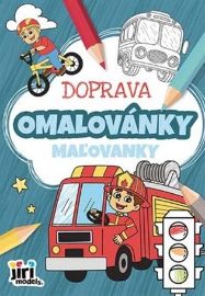 Doprava - Omalovánky A5 - Omalovánky auta Doprava - Omalovánky A5