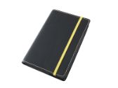 Kožený obal na diář Moleskine  L - 21 x 13 cm, Barva kůže: Černá hladká (D51)
