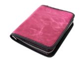 Obal na knihu se zipem XL D219 PU Růžový - Obaly Obal na knihu se zipem XL D219 PU Růžový