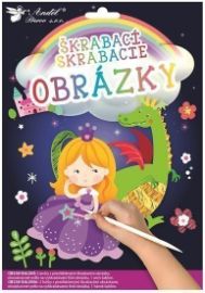 Vyškrabávací obrázky - Princezna 16,5 x 21 cm (2 ks) - Kreativní knihy pro děti Vyškrabávací obrázky - Princezna 16,5 x 21 cm (2 ks)