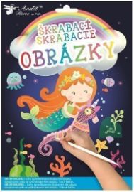 Vyškrabávací obrázky - Mořská panna 16,5 x 21 cm (2 ks) - Kreativní knihy pro děti Vyškrabávací obrázky - Mořská panna 16,5 x 21 cm (2 ks)