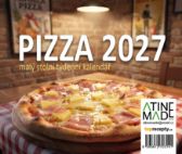 Kalendář 2027 Pizza, malý stolní, týdenní, 13 x 15 cm