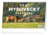 Kalendář 2027 stolní: Myslivecký, 23,1 x 14,5 cm - Stolní kalendáře Myslivecký kalendář 2027 - stolní kalendář