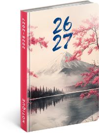 Diář 18měsíční 2026/2027 Petito - Japonsko, 11 x 16 cm - 18měsíční diáře 18měsíční diář Petito – Japonsko 2026/2027, 11x16cm