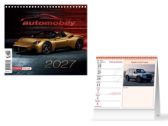 Kalendář 2027 stolní mini Automobily
