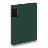 Krabice PP s gumou A4, VERDE zelená