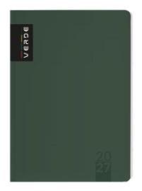 Diář A5 týdenní 2027 VERDE zelená