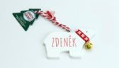 Vánoční dekorace lední medvěd ZDENĚK
