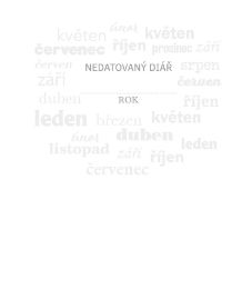 Kalendárium do diáře UNI S - nedatovaný - Nedatované diáře a plánovače Kalendárium do diáře UNI S - nedatovaný