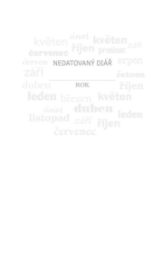 Kalendárium do diáře UNI M - nedatovaný