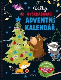 Velký vyškrabávací adventní kalendář - Adventní kalendáře pro děti Velký vyškrabávací adventní kalendář