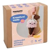 Manumi kreativní sada na háčkování přívěsku Zmrzlina - Kreativní sady a materiály Kreativní sada na háčkování přívěsku Zmrzlina