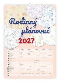 Kalendář nástěnný 2027 - Rodinný plánovač - Nástěnné kalendáře Rodinný plánovač 2027 - nástěnný kalendář