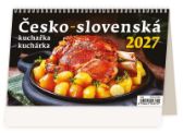 Kalendář stolní 2027 - Česko-slovenská kuchařka/kuchárka - Stolní kalendáře Česko-slovenská kuchařka 2027 - stolní kalendář