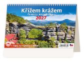 Křížem krážem Českou republikou 2027 - stolní kalendář