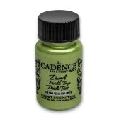 Metalická akrylová barva Cadence Dora Metalic - světle zelená / 50 ml