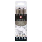 Sada Pigma Micron 4 ks Light Cool Gray