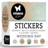 Samolepky Studio Light,&nbsp;100 ks - Svatba