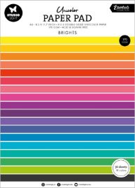 Blok barevných papírů Studio Light, A4, 36 l. - zářivé barvy
