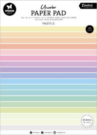 Blok barevných papírů Studio Light, A4, 36 l. - pastelové barvy