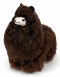 Plyšová hračka Alpaca SMALL - CHOCOLATE