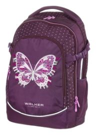 Školní batoh Walker Fame 2.0 Purple Butterfly