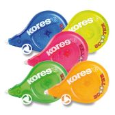 Roll on 5 m x 4,2 mm SCOOTER -COLOUR ko - Korekční a lepicí potřeby Korekční strojek Kores Scooter 4,2 mm x 8 m, mix barev