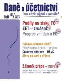 DaÚ 6-7/2023 EET zrušení od 1. 1. 2023