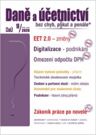 DaÚ 10/2026 EET 2.0 - změny v daních