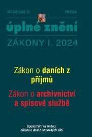 Aktualizace I/2 2024 O daních z příjmů, o archivnictví a spisové službě