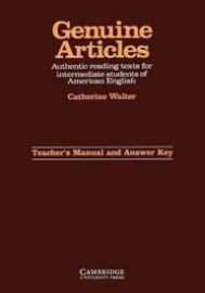 Genuine Articles: Tchr´s Manual and Answ
