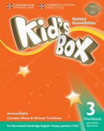 Kid´s Box 3 Workbook with Online Resources American English,Updated 2nd Edition