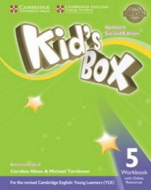 Kid´s Box 5 Workbook with Online Resources American English,Updated 2nd Edition
