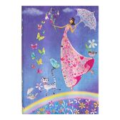 Zápisník Mila Marquis Collection - Spring Rainbow / střední - linkovaný