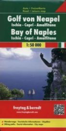 AK 0606 Neapolský záliv - Ischie Capri, Amalfitana 1:50 000 - Mapy Itálie Turistická mapa Neapol