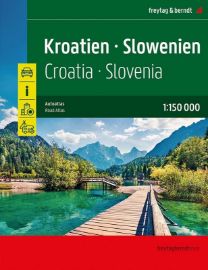 Chorvatsko - Slovinsko 1:150 000 / autoatlas - Mapy Chorvatsko Chorvatsko - Slovinsko 1:150 000 / autoatlas