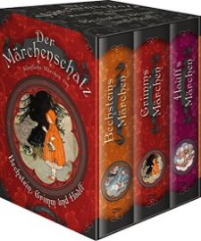 Der Märchenschatz - Sämtliche Märchen von Bechstein, Grimm und Hauff in drei Bänden (im Sc