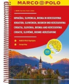 Slovinsko/Chorvatsko / atlas-spirála 1:300T MD - Mapy Chorvatsko Slovinsko/Chorvatsko / atlas-spirála 1:300T MD