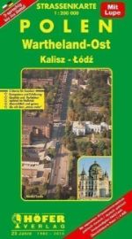 Polsko (Wartheland-Ost /Lodž) 1:200 000 / automapa - Mapy Polsko Polsko (Wartheland-Ost /Lodž) 1:200 000 / automapa