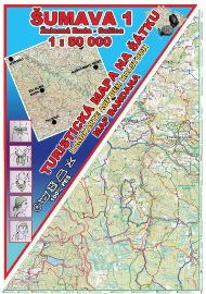 Šumava 1 Železná Ruda - Sušice Šátek s mapou
