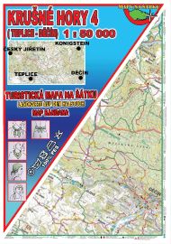Krušné hory 4 Šátek s mapou