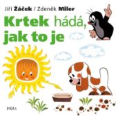 Krtek hádá, jak to je - Zdeněk Miler,Jiří Žáček - Leporela pro děti Krtek hádá, jak to je