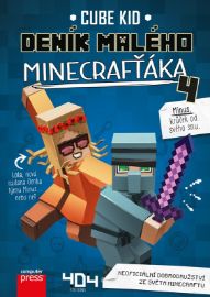 Deník malého Minecrafťáka 4 - Cube Kid - Dětský komiks Minecraft Deník malého Minecrafťáka 4