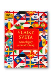 Vlajky světa - Samolepky a omalovánky - Omalovánky pro děti Vlajky světa - Samolepky a omalovánky