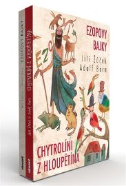 Ezopovy bajky / Chytrolíni z Hloupětína (BOX 2 knihy)