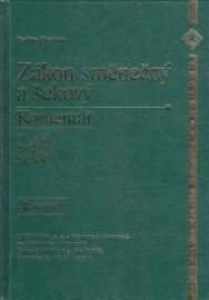 Zákon směnečný a šekový-2. díl-šeky