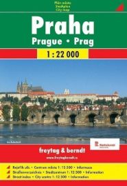 Praha atlas 1:22 000 (brožura A6) - kolektiv autorů - Mapy Prahy Praha do kapsy 1:22 T