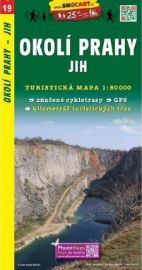 SC 019 Okolí Prahy jih 1:50 000 - Mapy Česká republika Okolí Prahy-jih 1:50T - turist .mapa